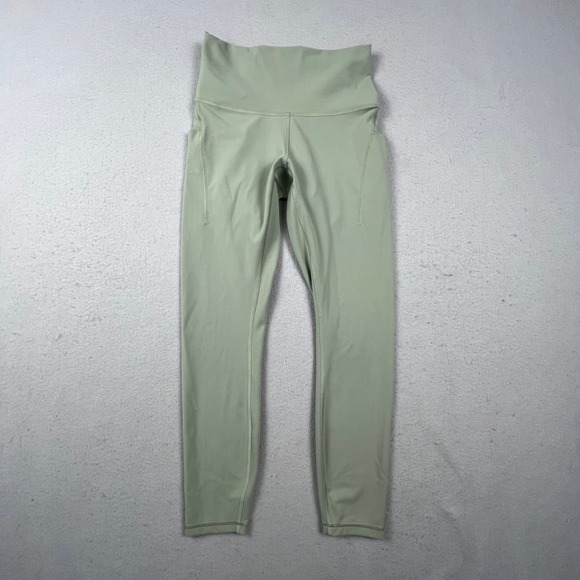 Lululemon Pants - Lululemon Align High-Rise Pant with Pockets 6 Green Yoga Leggings LW5EPSS